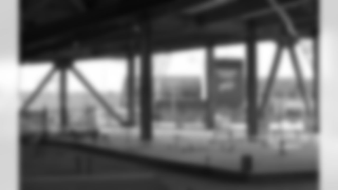 Construction work continues at New Highmark Stadium, February 14, 2025.