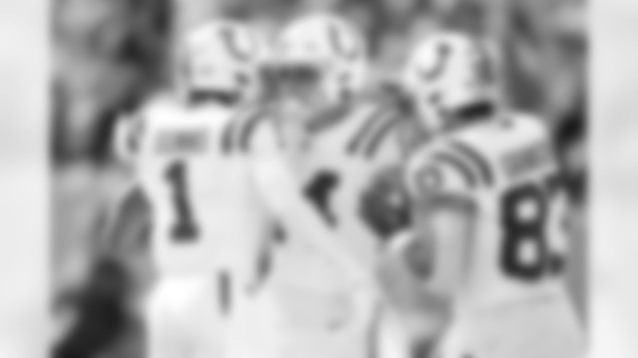 1 WR Josh Downs, 14 WR Alec Pierce, 83 TE Kylen Granson